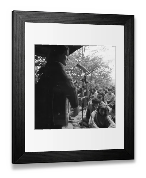 Framed Print : Here the 3rd Festival for Chanson and Folklore on 26
