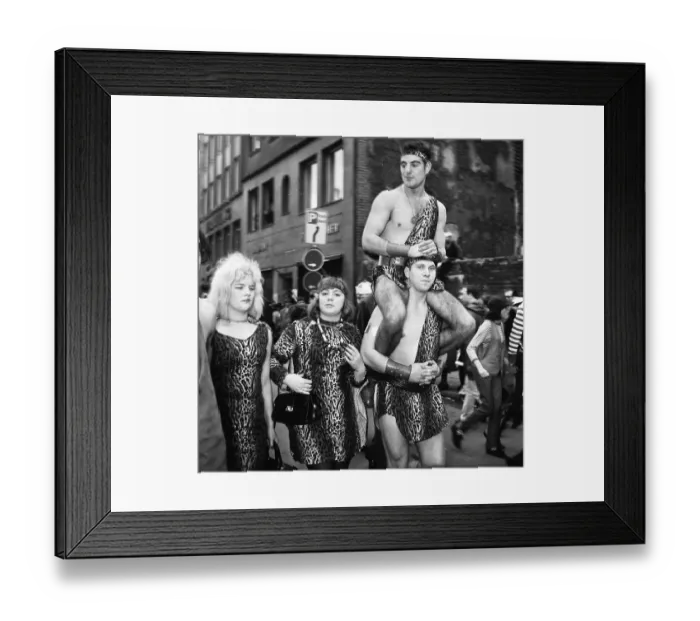 Framed Print : The carnival parade in 1966 in Cologne Framed Print : The carnival parade in 1966 in Cologne