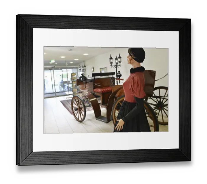 Framed Print : Exemplary care in old people's homes