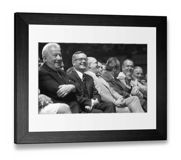 Framed Print : The SPD's election campaign in North Rhine-Westphalia