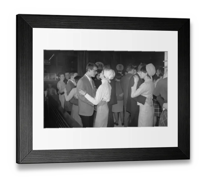 Framed Print : Fun for the youth in the Ruhr area in 1965