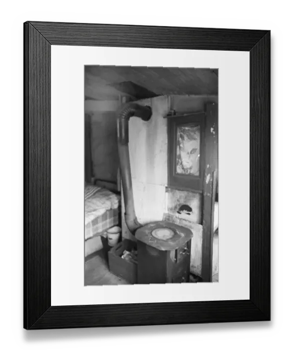 Framed Print : In 1954, there were still numerous precarious flats in barracks