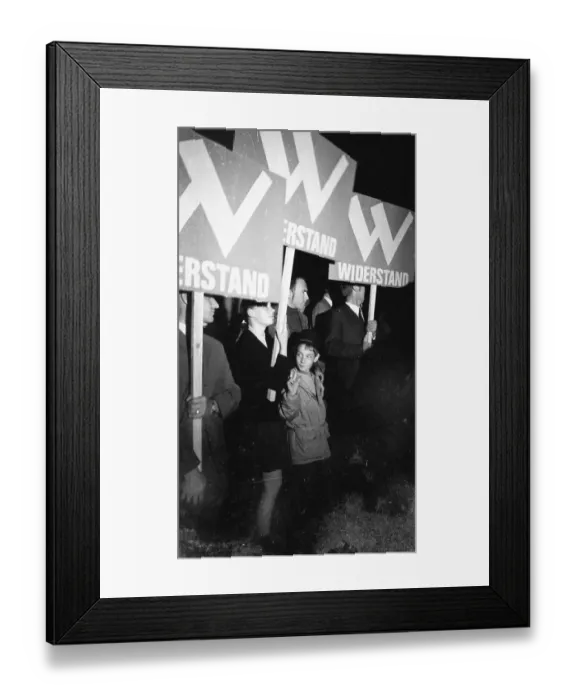 Framed Print : The Sudeten German Day, here in Nuremberg on 1