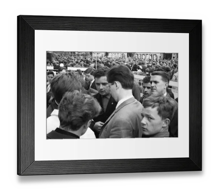 Framed Print : The picture was taken between 1965 and 1971