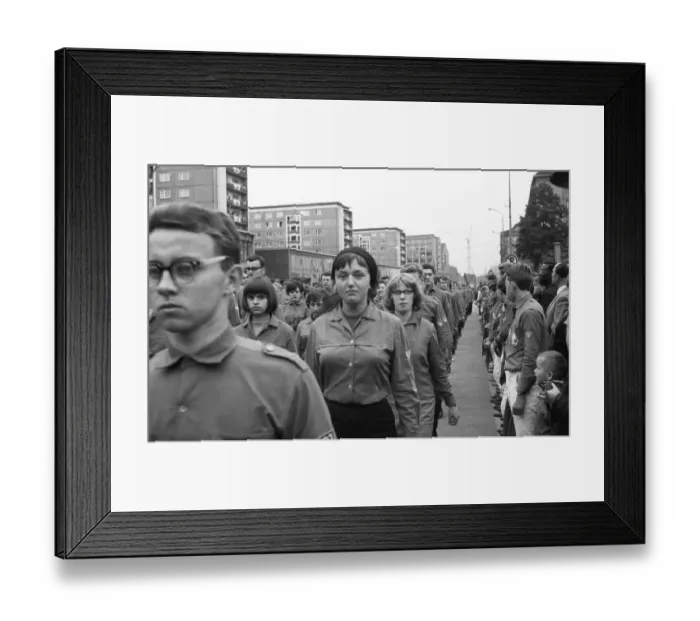 Framed Print : The picture was taken between 1965 and 1971