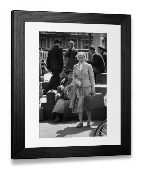 Framed Print : The city of Hanover and the state of Lower Saxony in the 1950s and 1960s