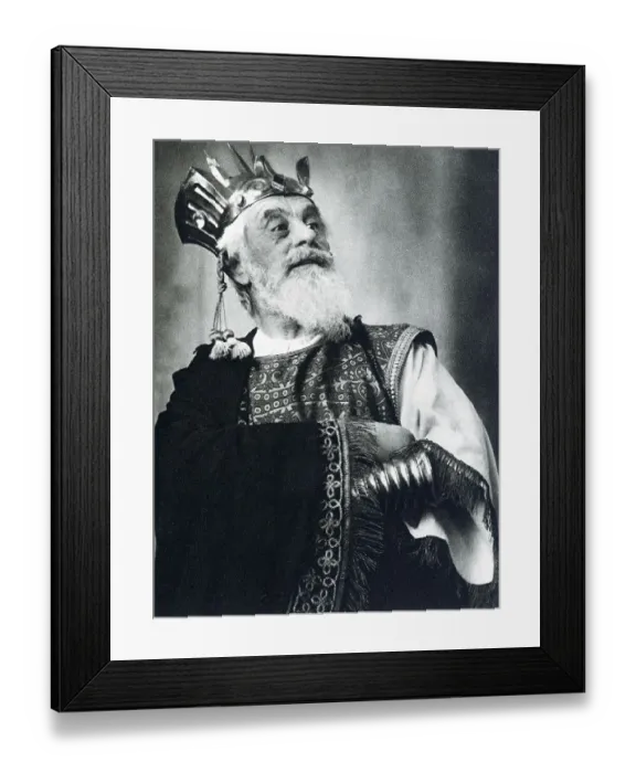 Framed Print : Herodes acted by Hans Mayr passion play 1930 Oberammergau Upper Bavaria Germany