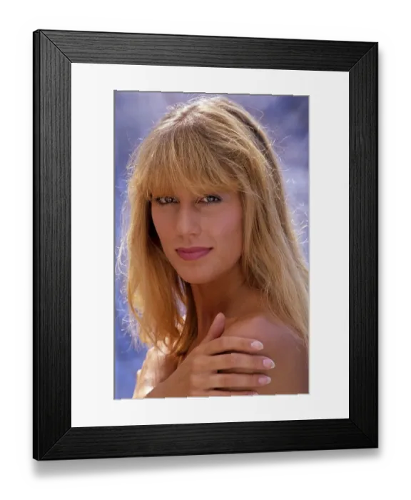 Framed Print : Young Woman, Portrait Shoulder View