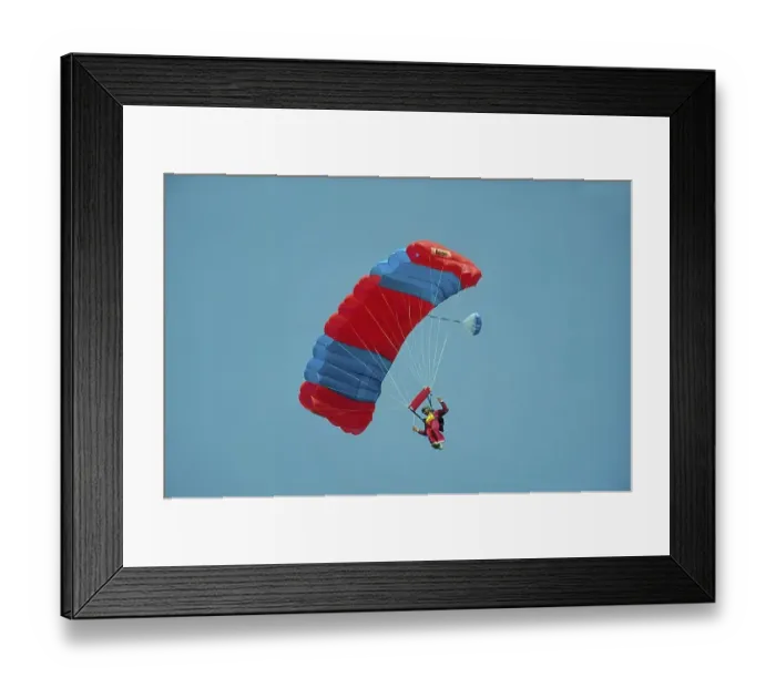 Framed Print : Paragliding, Skysurfing Framed Print : Paragliding, Skysurfing