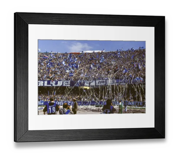 Framed Print : The SSC Napoli Fan Curve