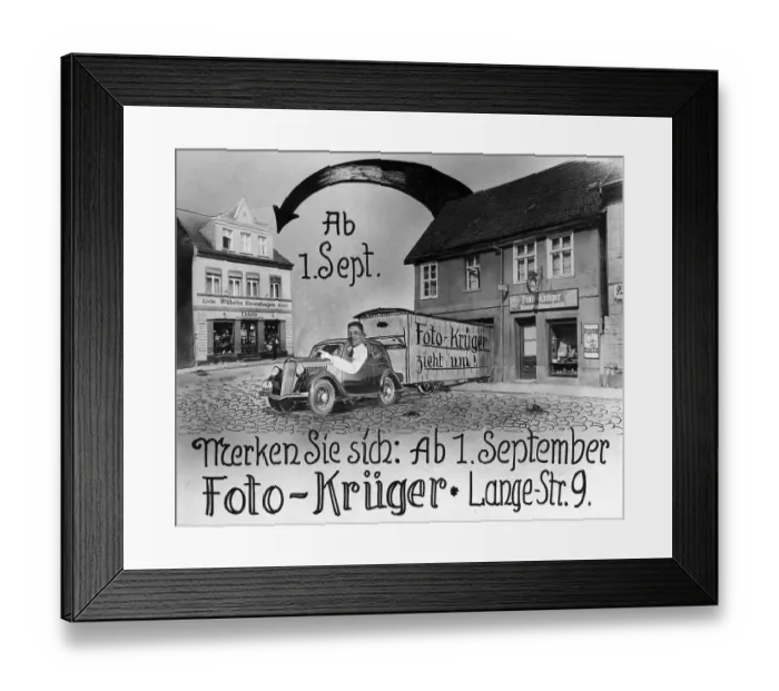 Framed Print : Foto-Krueger advertising, 1920s