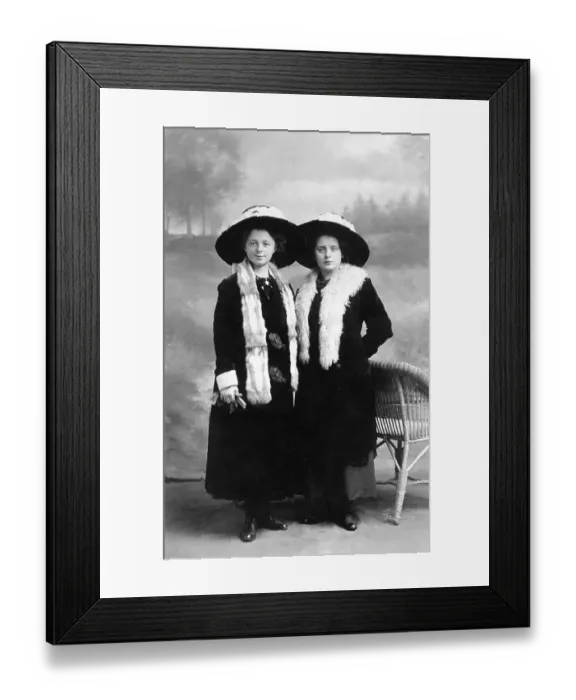 Framed Print : Twins, Sisters, 1930s, Germany, Europe