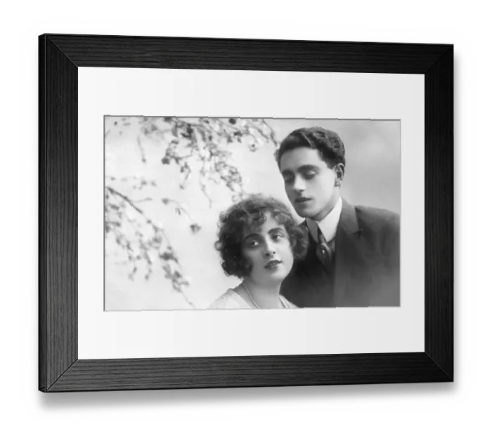 Framed Print : Lovers, portrait, 1920s, Germany, Europe