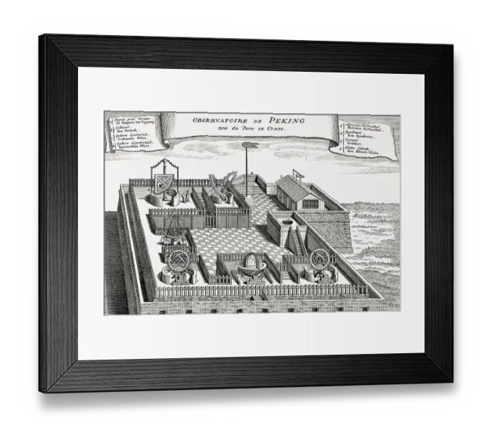 Framed Print : The Beijing Ancient Observatory, China, Asia