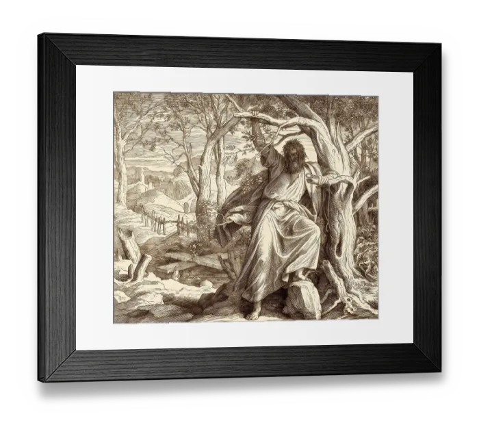 Framed Print : Death of Judas Iscariot, New Testament