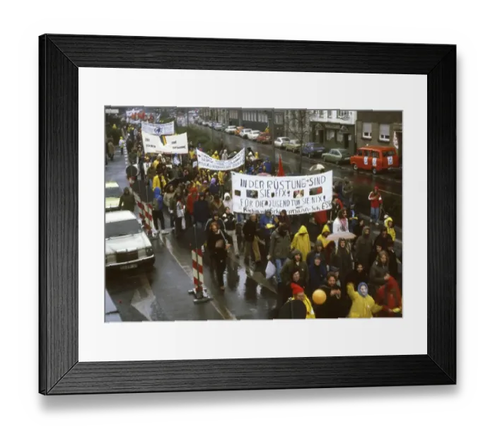 Framed Print : Places and events in 1982-4, people Framed Print : Places and events in 1982-4, people