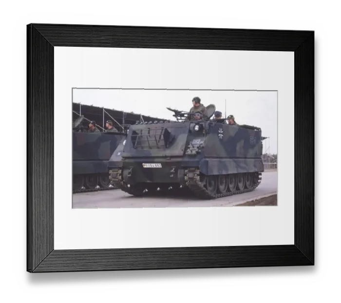 Framed Print : Bergen. Field parade of the Bundeswehr on the 30th anniversary of the founding of the Bundeswehr on 13 Framed Print : Bergen. Field parade of the Bundeswehr on the 30th anniversary of the founding of the Bundeswehr on 13