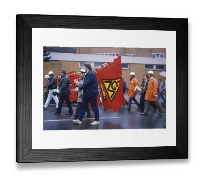 Framed Print : Siegen on 10 October 1985, Luwigsahafen on 14 December 1985
