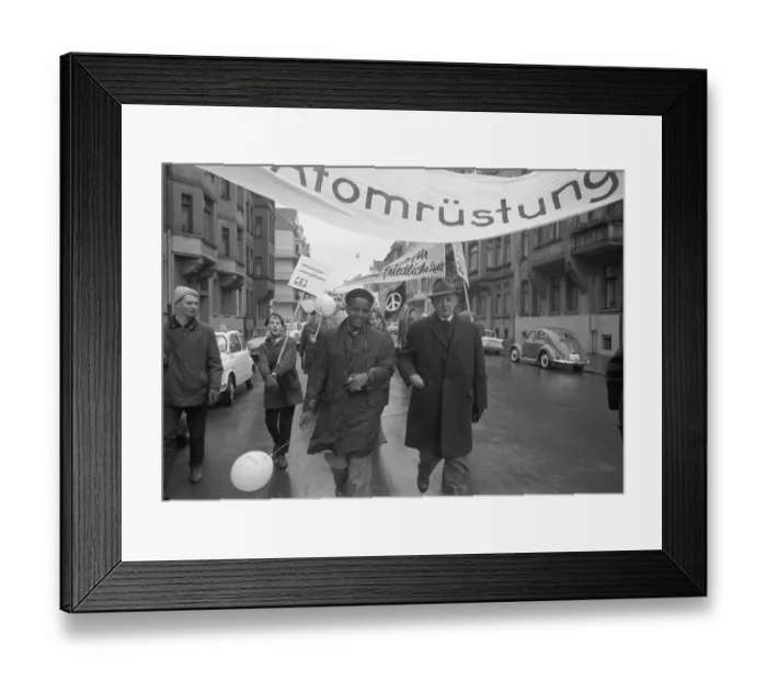Framed Print : The Easter March 1968, Germany