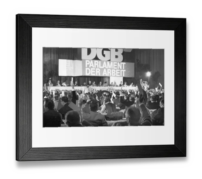 Framed Print : The 3rd Extraordinary Congress of the DGB