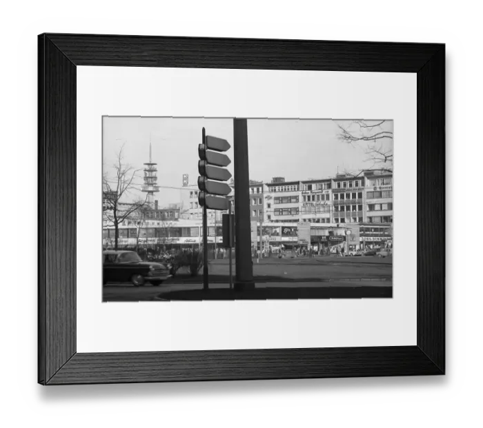 Framed Print : In 1954, there were still numerous precarious flats in barracks