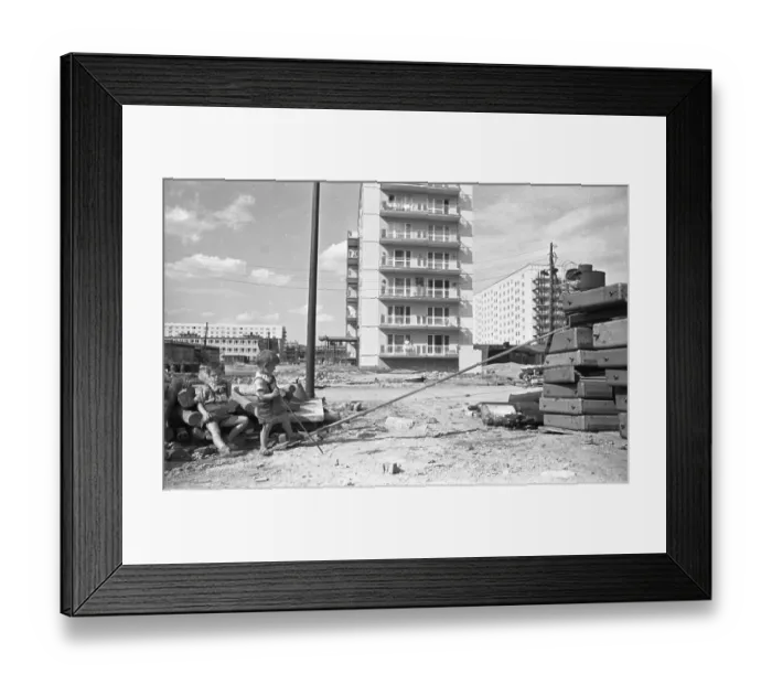 Framed Print : The picture was taken between 1965 and 1971