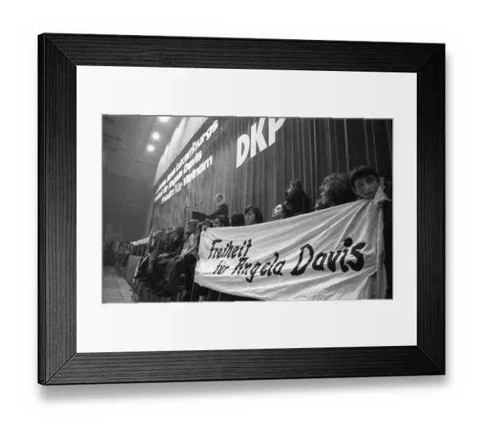 Framed Print : Conferences of the newly founded communist party (DKP) in the years 1968 to 1970