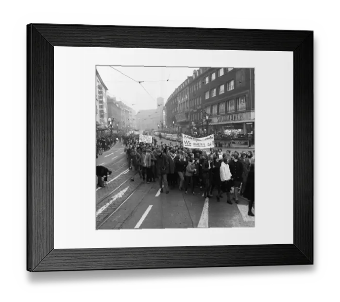 Framed Print : Students of all school types