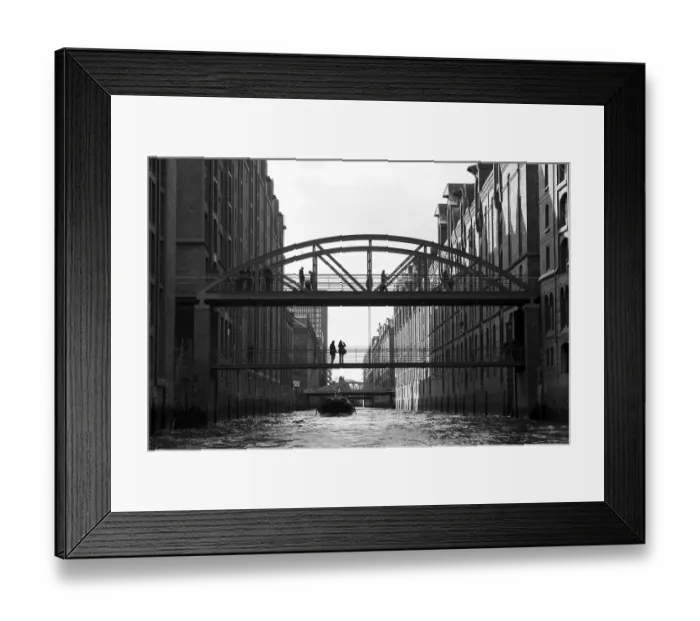 Framed Print : Speicherstadt historic warehouse district