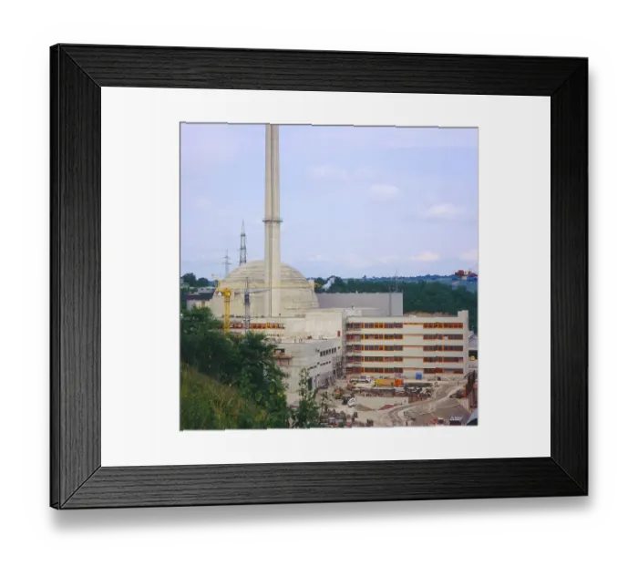Framed Print : Nuclear power plant: Neckarwestheim Framed Print : Nuclear power plant: Neckarwestheim