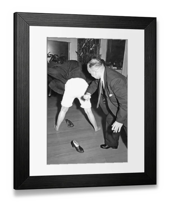 Framed Print : Jealousy, husband spanking wife's butt Framed Print : Jealousy, husband spanking wife's butt