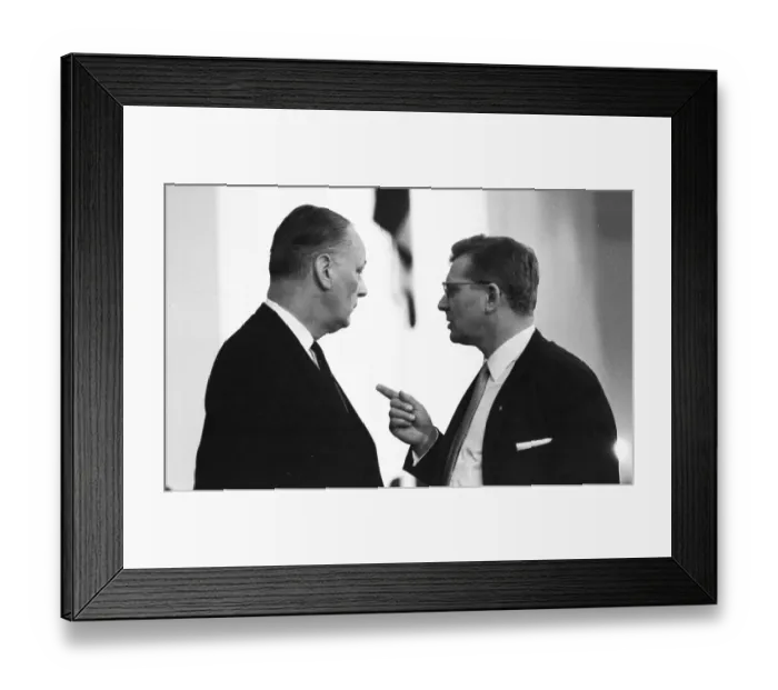 Framed Print : The Federal Assembly elected the new Federal President Gustav Heinemann (SPD) Framed Print : The Federal Assembly elected the new Federal President Gustav Heinemann (SPD)