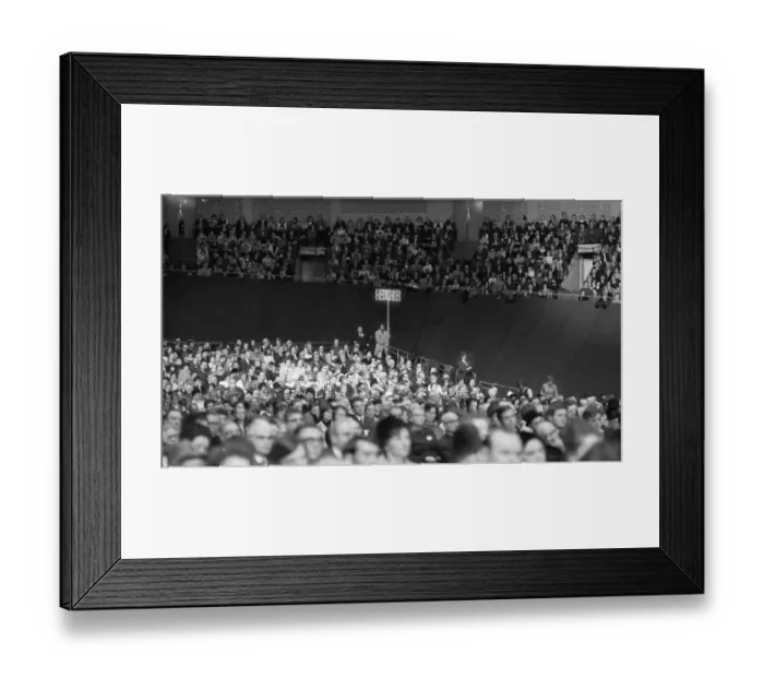 Framed Print : Performance and show by US revivalist Billy Graham on 2