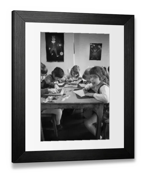 Framed Print : This colliery kindergarten with lots of music and paintings by Ruhrkohle AG (RAG)