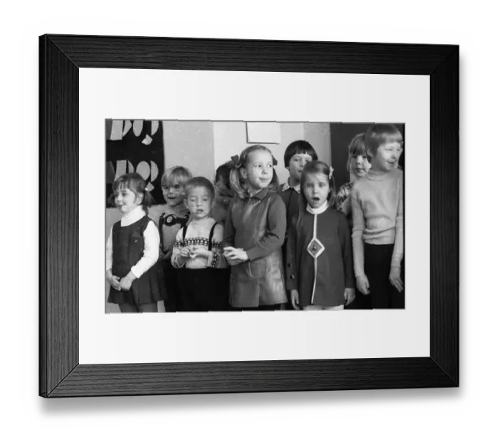 Framed Print : This colliery kindergarten with lots of music and paintings by Ruhrkohle AG (RAG) Framed Print : This colliery kindergarten with lots of music and paintings by Ruhrkohle AG (RAG)