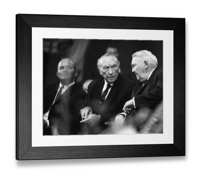 Framed Print : CDU election campaign for the 1966 Bundestag elections in Dortmund Framed Print : CDU election campaign for the 1966 Bundestag elections in Dortmund