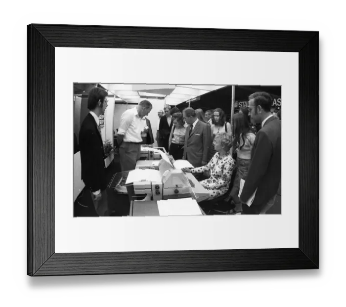 Framed Print : The third Interschool in Dortmund's Westfalenhalle from 8