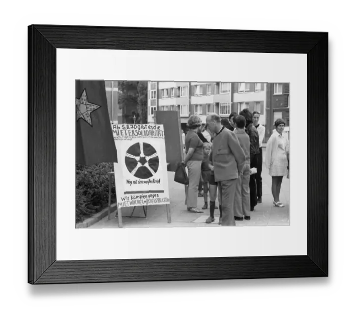 Framed Print : With street protests and the collection of signatures Framed Print : With street protests and the collection of signatures