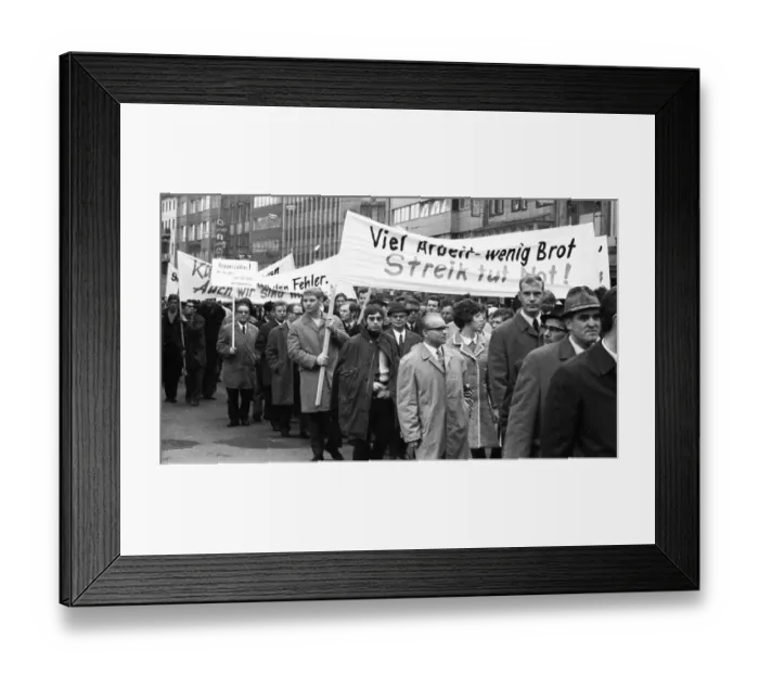 Framed Print : Tax officials also take to the streets for their demand for more pay