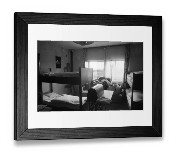 Framed Print : For the homeless, here in the Ruhr area in the years from 1965 to 1971