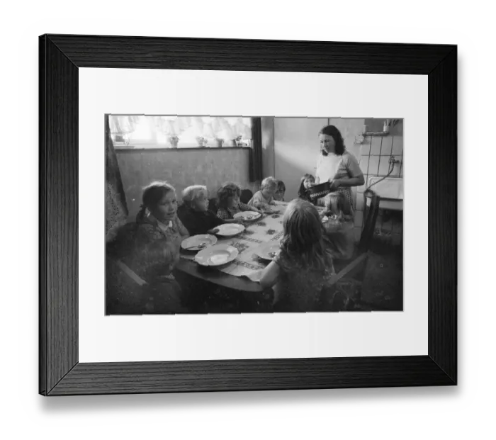 Framed Print : For the homeless, here in the Ruhr area in the years from 1965 to 1971