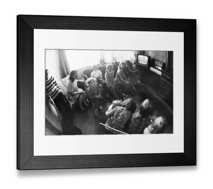 Framed Print : For the homeless, here in the Ruhr area in the years from 1965 to 1971