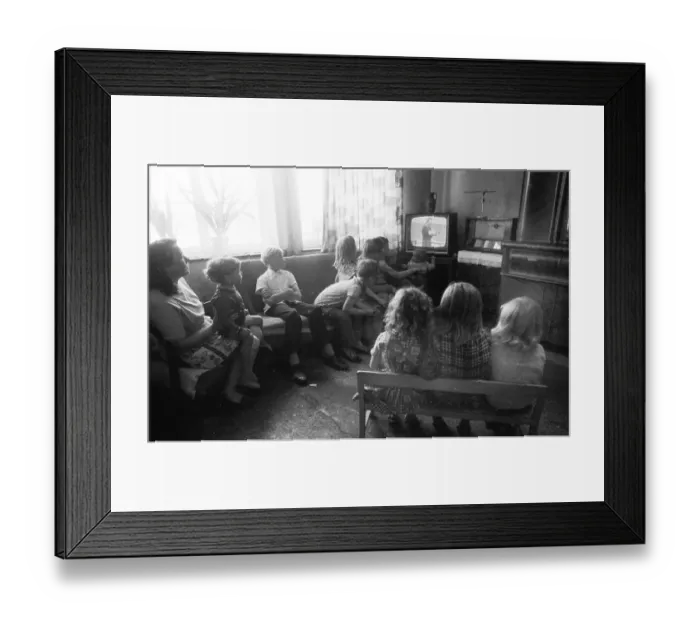 Framed Print : For the homeless, here in the Ruhr area in the years from 1965 to 1971