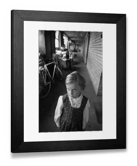 Framed Print : For the homeless, here in the Ruhr area in the years from 1965 to 1971