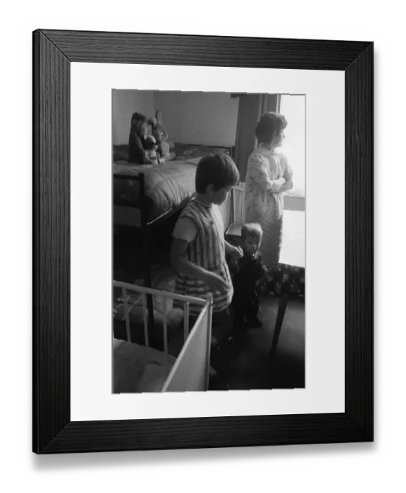 Framed Print : For the homeless, here in the Ruhr area in the years from 1965 to 1971