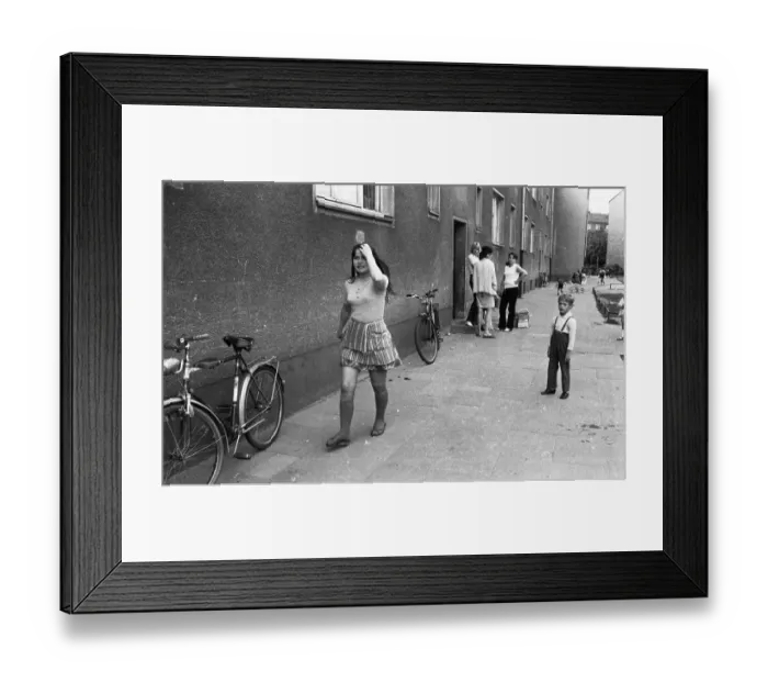 Framed Print : For the homeless, here in the Ruhr area in the years from 1965 to 1971 Framed Print : For the homeless, here in the Ruhr area in the years from 1965 to 1971