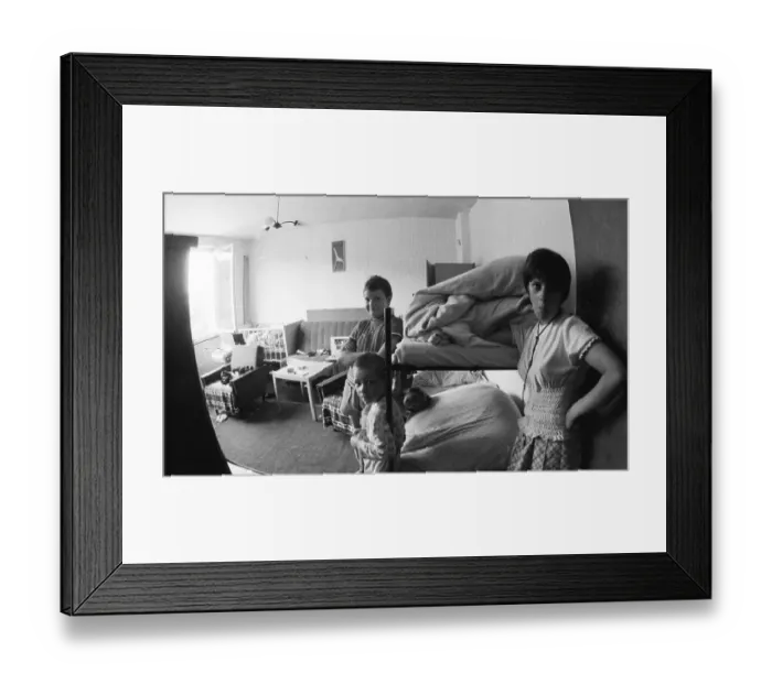 Framed Print : For the homeless, here in the Ruhr area in the years from 1965 to 1971