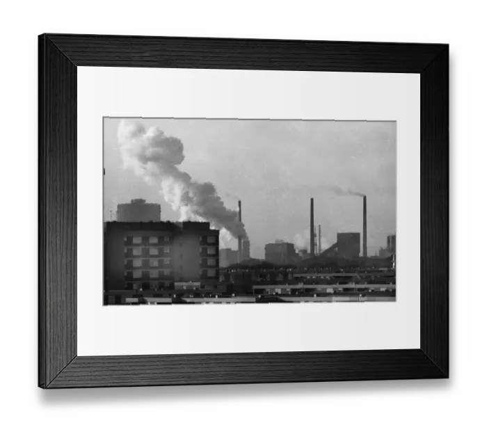 Framed Print : Negative highlights in the Ruhr area in the years 1965 to 1971 Framed Print : Negative highlights in the Ruhr area in the years 1965 to 1971