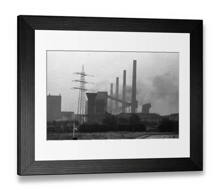 Framed Print : Negative highlights in the Ruhr area in the years 1965 to 1971 Framed Print : Negative highlights in the Ruhr area in the years 1965 to 1971