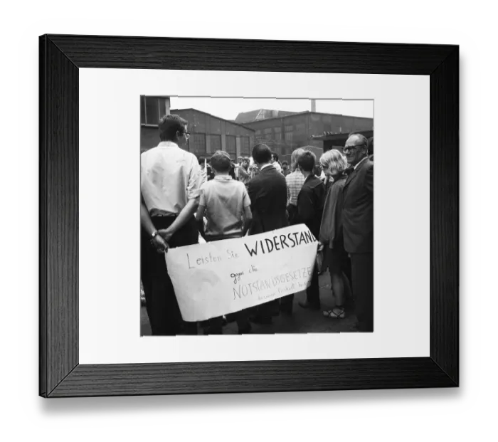 Framed Print : The activities of the left